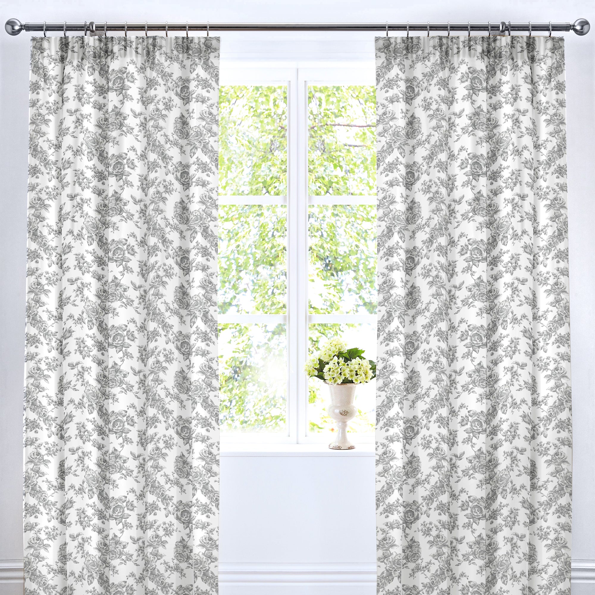 Malton Slate - Easy Care  Bedding & Curtains - by D&D Design