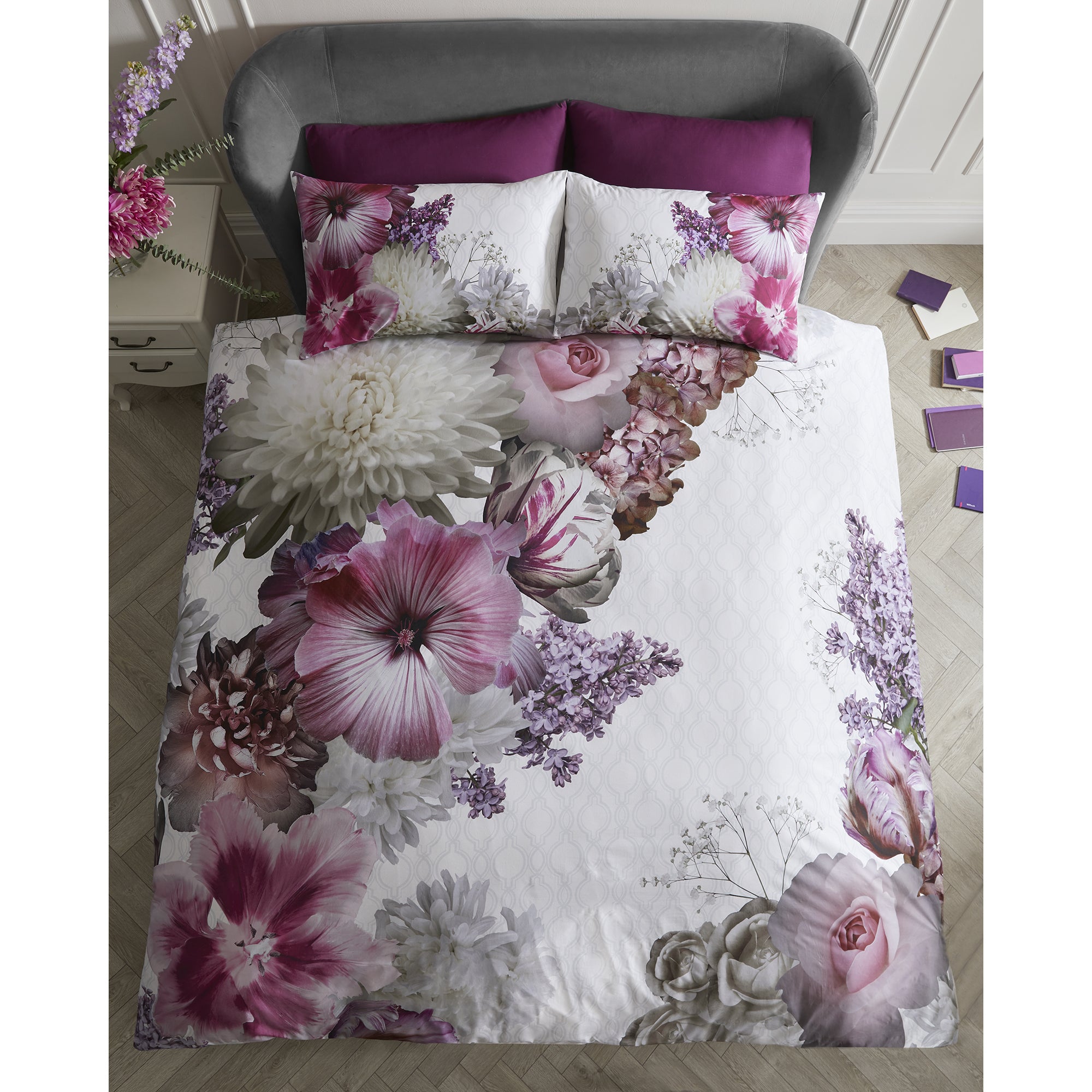 Mayfair Lady - 100% Cotton Duvet Cover Set by Laurence Llewelyn-Bowen