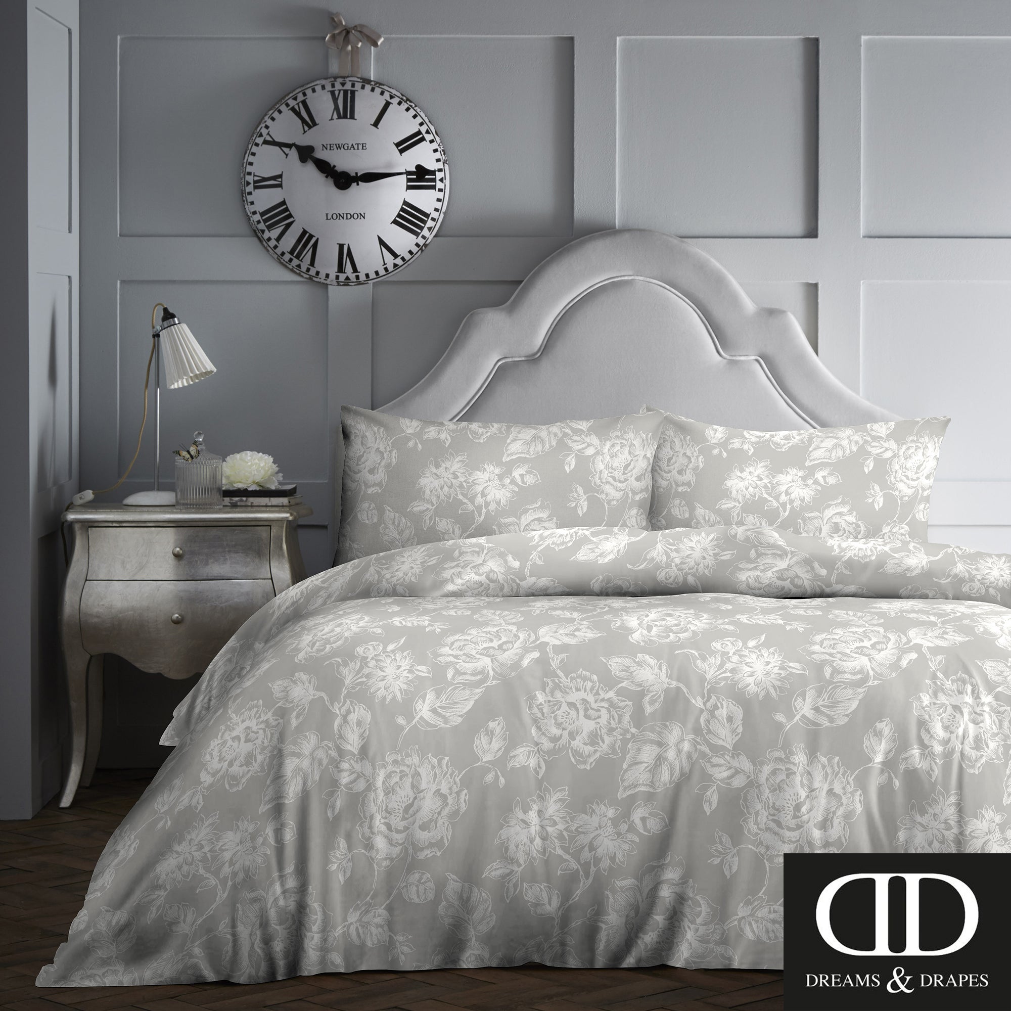 Mishka Grey - Easy Care Bedding - by D&D Design