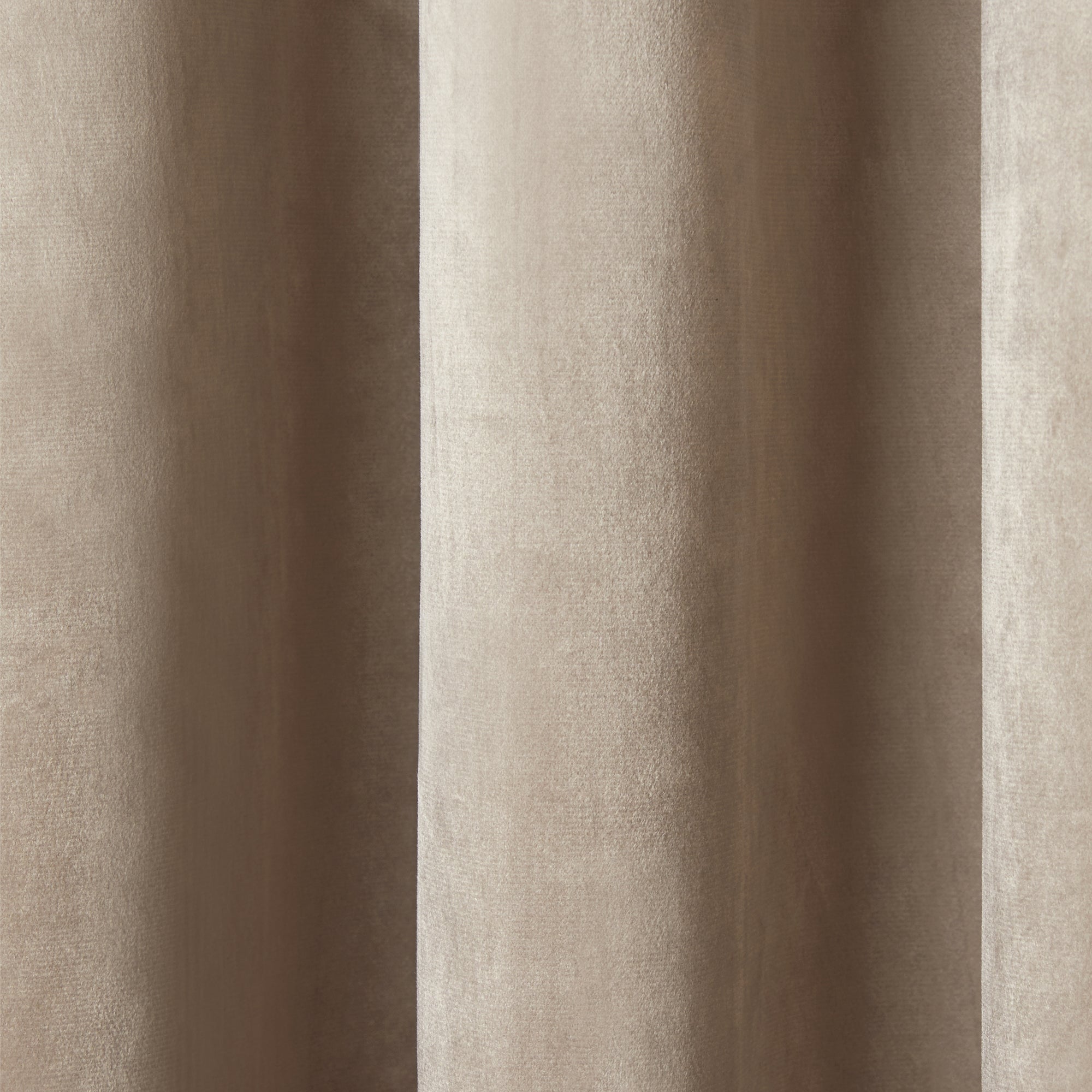 Montrose -  Blackout Velvet Eyelet Curtains in Linen -  by Laurence Llewelyn-Bowen
