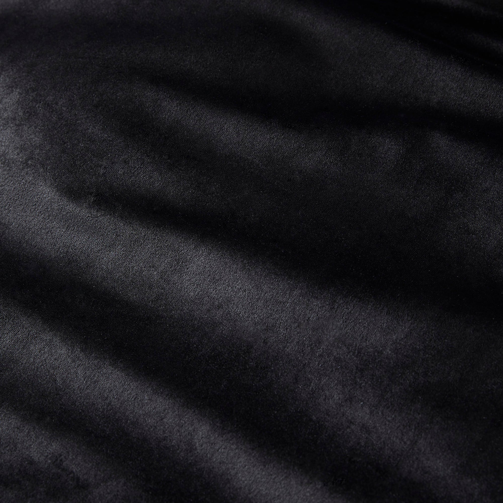 Montrose - Luxury Velvet Duvet Cover Set in Black - by Laurence Llewelyn-Bowen