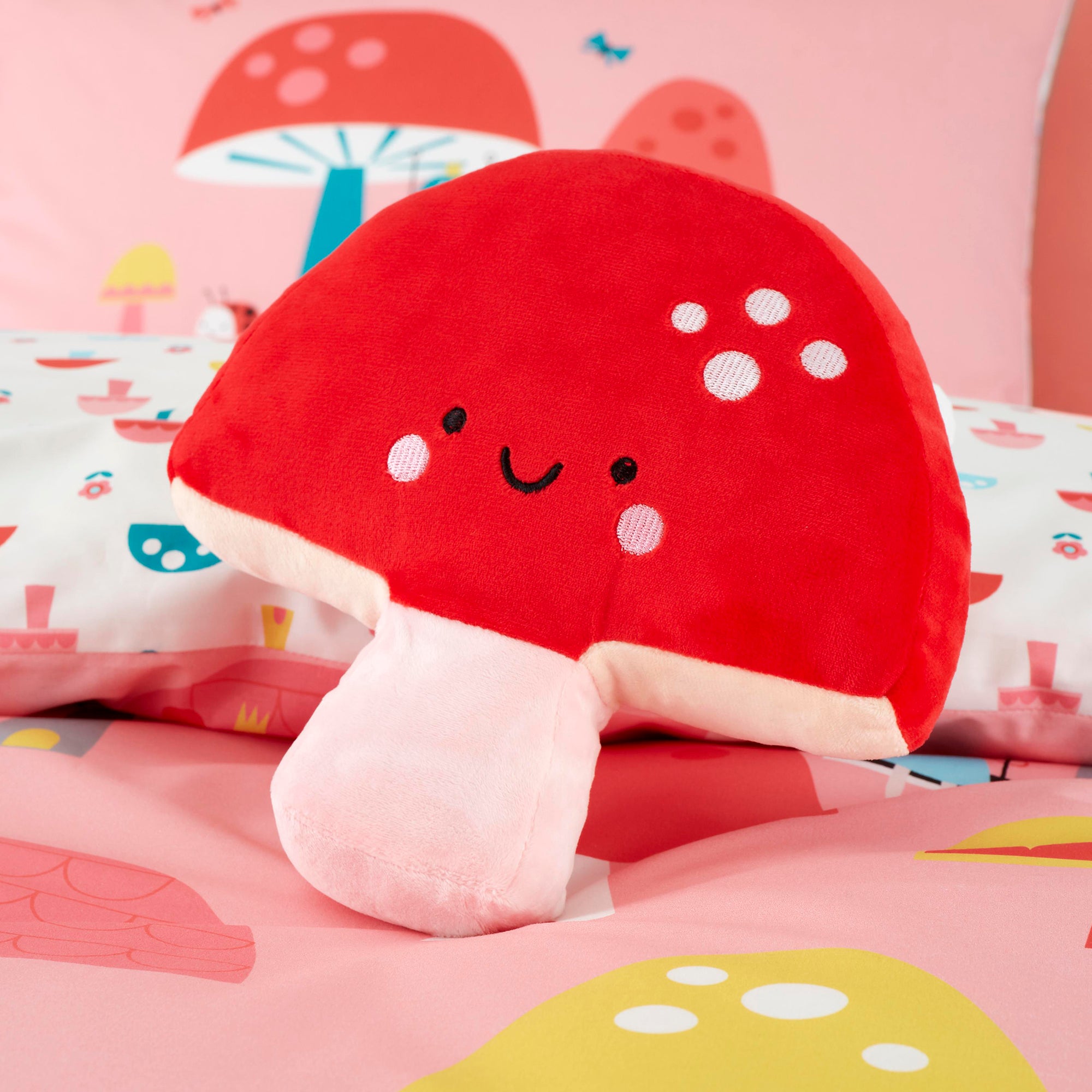 Mushroom Magic - Childrens Cuddly Cushion - by Cosatto