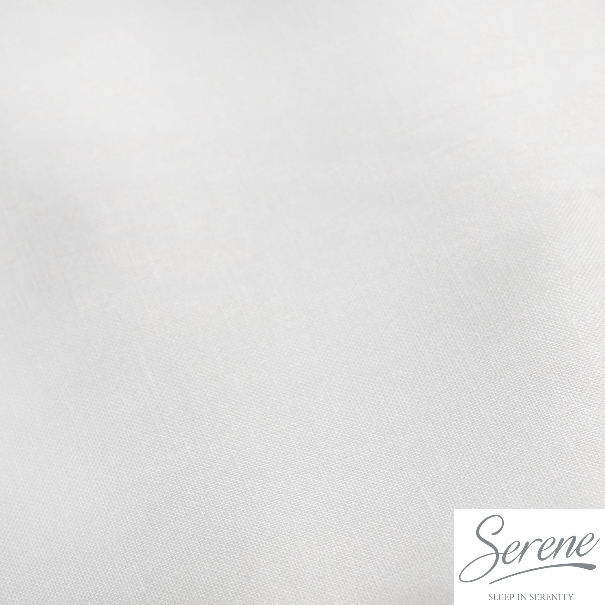 Plain Dye - Easy Care Sheets & Optional Pillowcases in White - by Serene