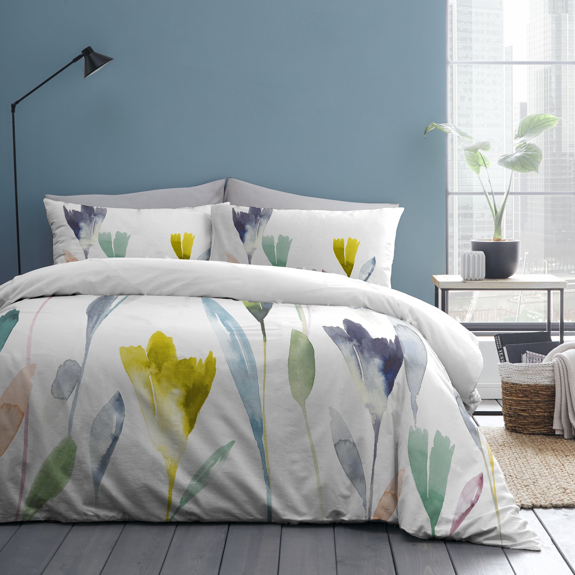 Pollensa - 100% Cotton Duvet Cover Set in Multi by Appletree Style