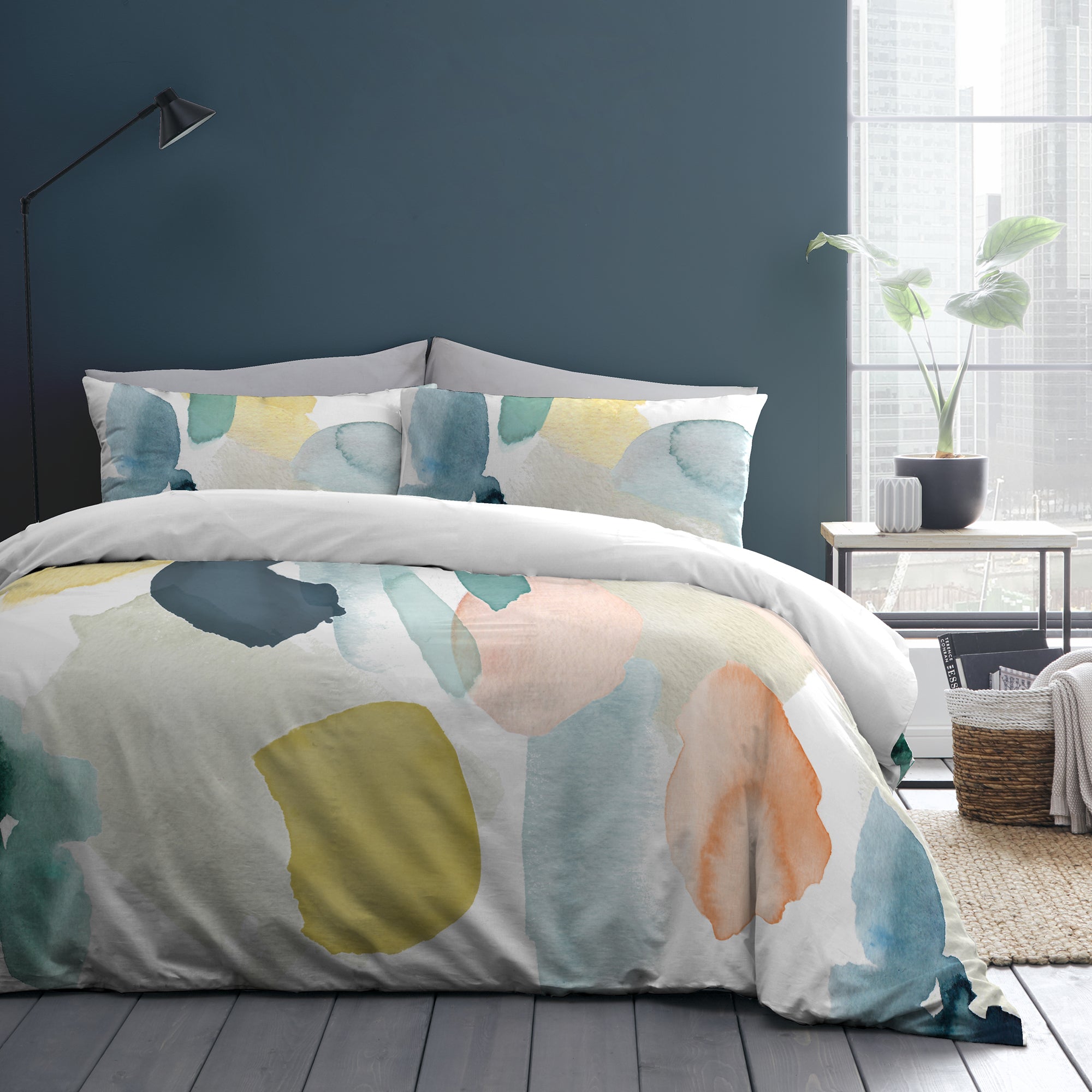 Solice - 100% Cotton Duvet Cover Set in Multi by Appletree Style