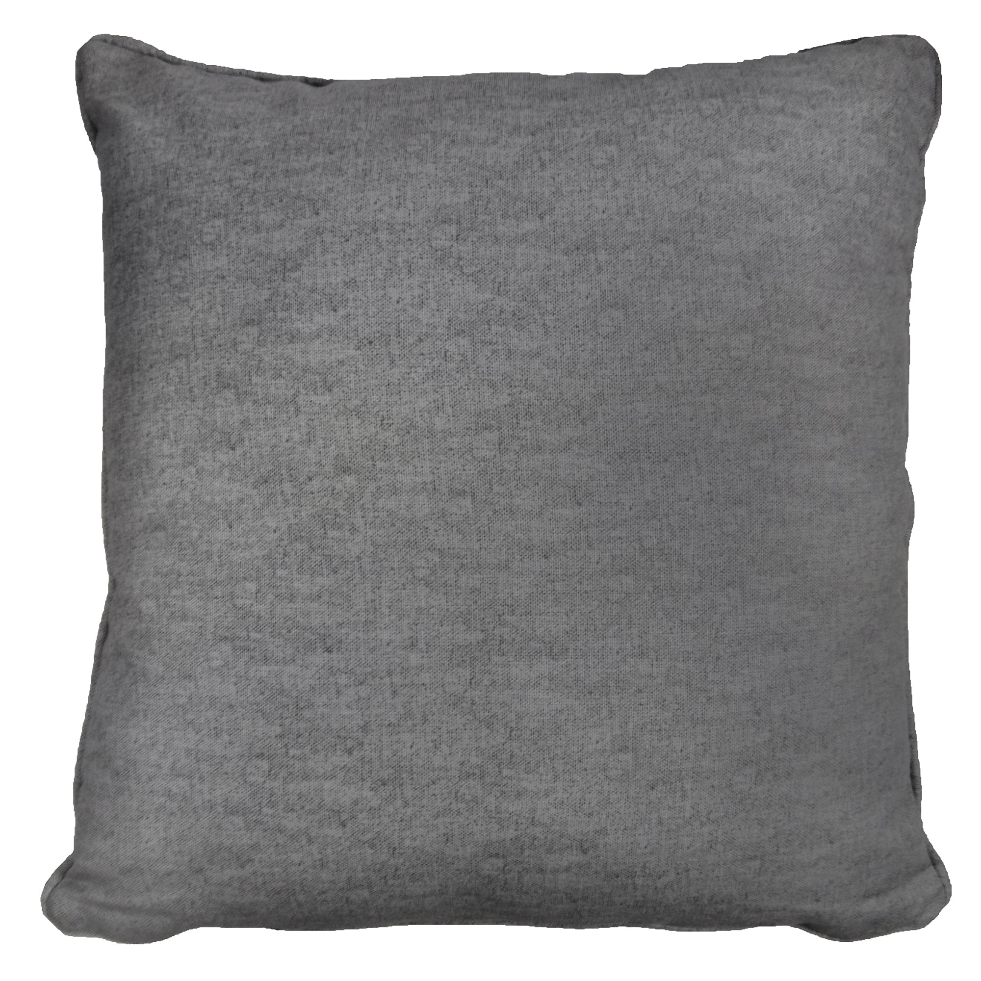 Sorbonne - 100% Cotton Filled Cushion in Charcoal - by Fusion