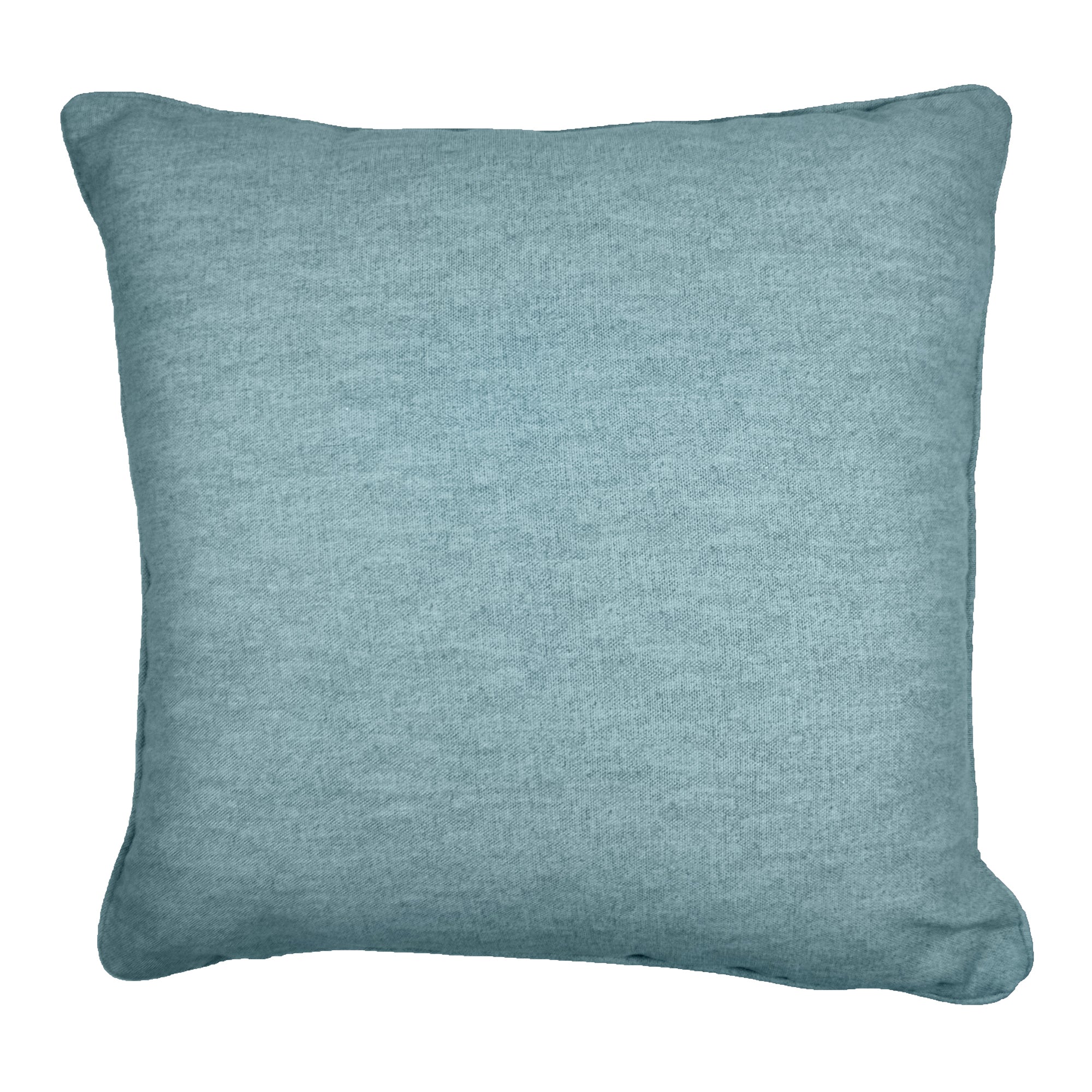 Sorbonne - 100% Cotton Filled Cushion in Duck Egg - by Fusion