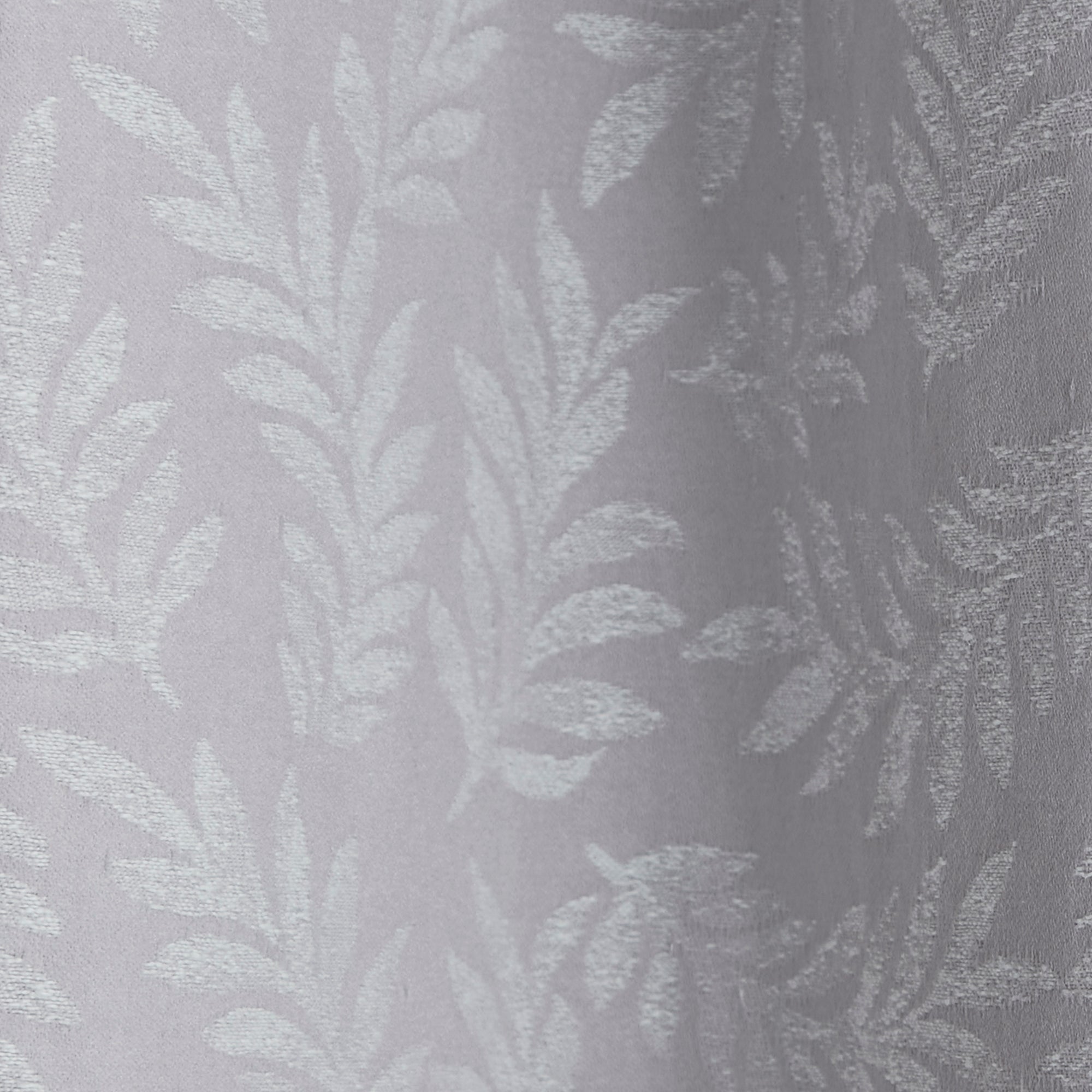 Telford - Jacquard Pair of Eyelet Curtains in Silver - by D&D Design