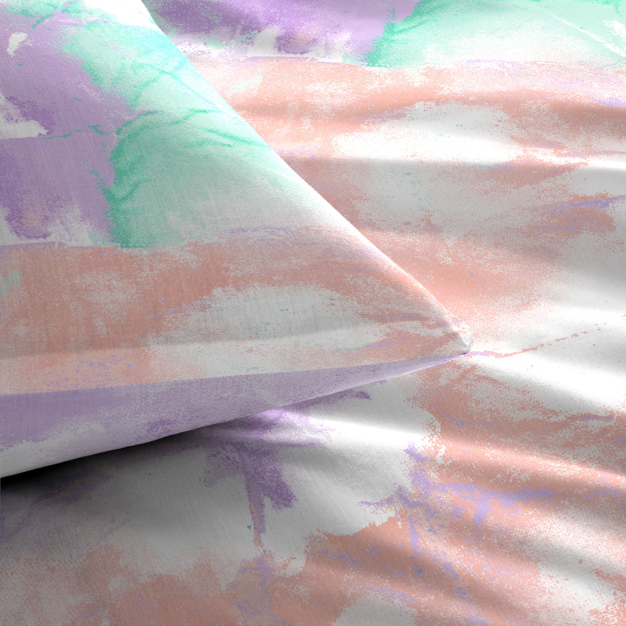 Tie-Dye - Easy Care Duvet Cover Set in Multi - By Fusion