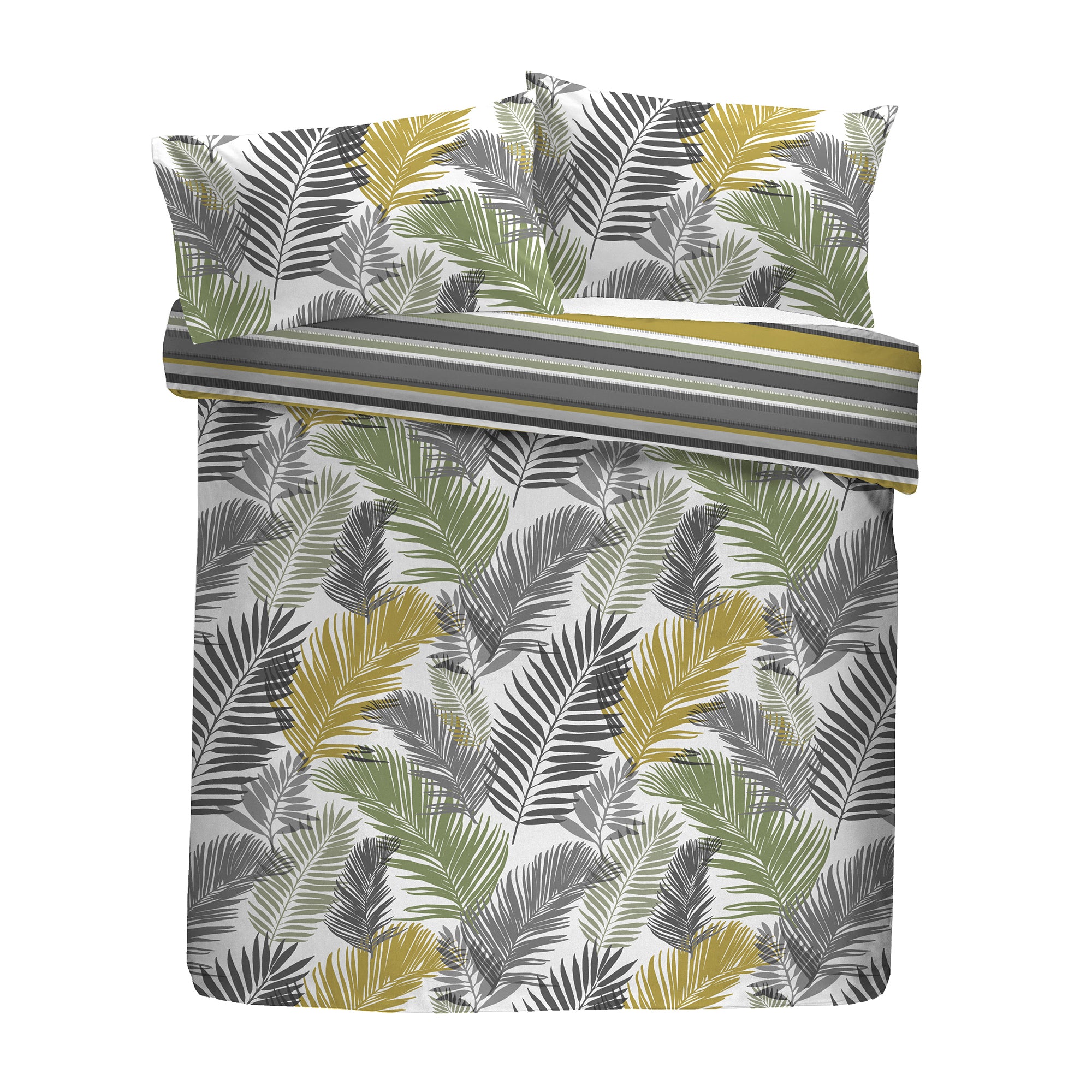 Tropical - Easy Care Duvet Cover Set in Ochre - By Fusion