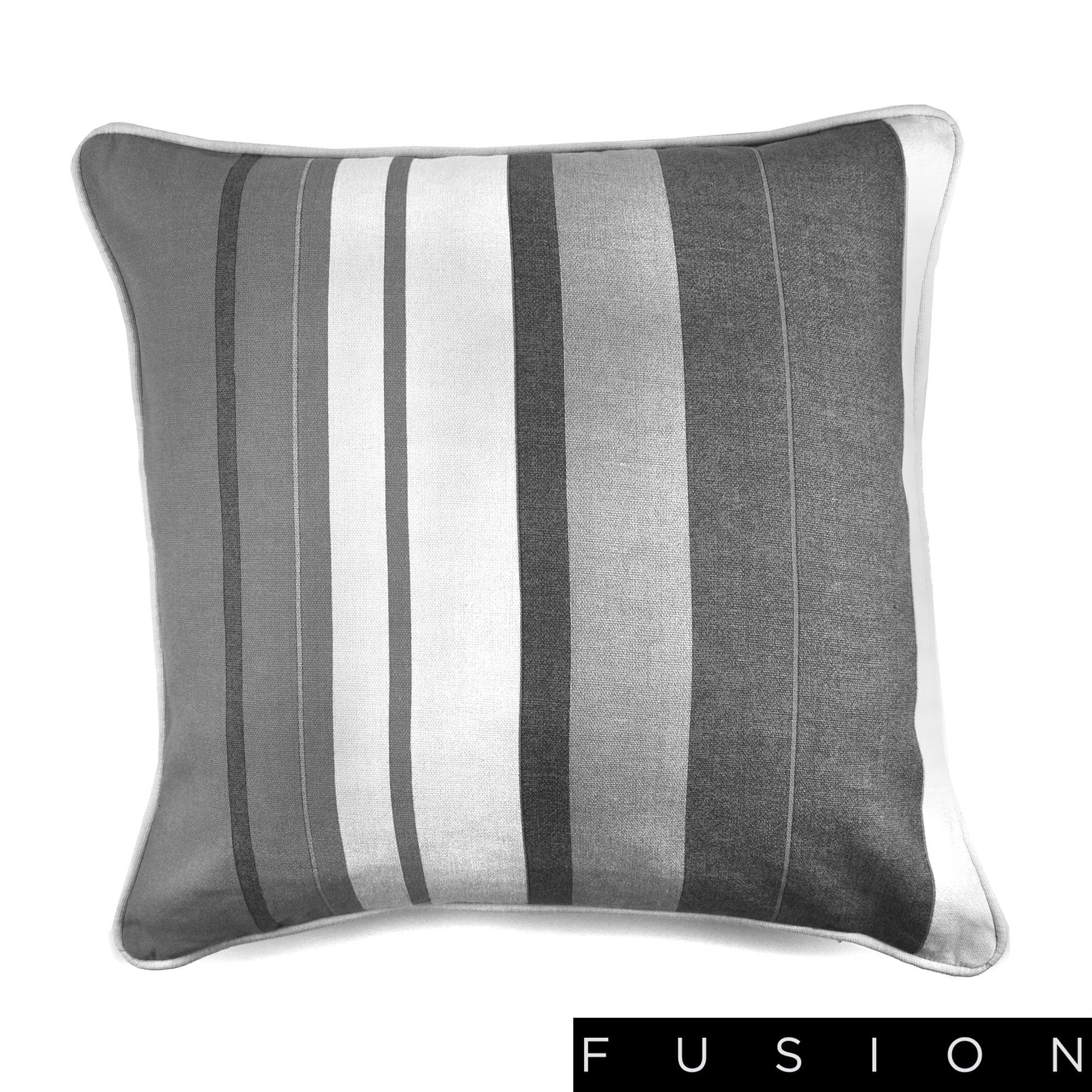 Whitworth Stripe- Filled Square Cushion - by Fusion